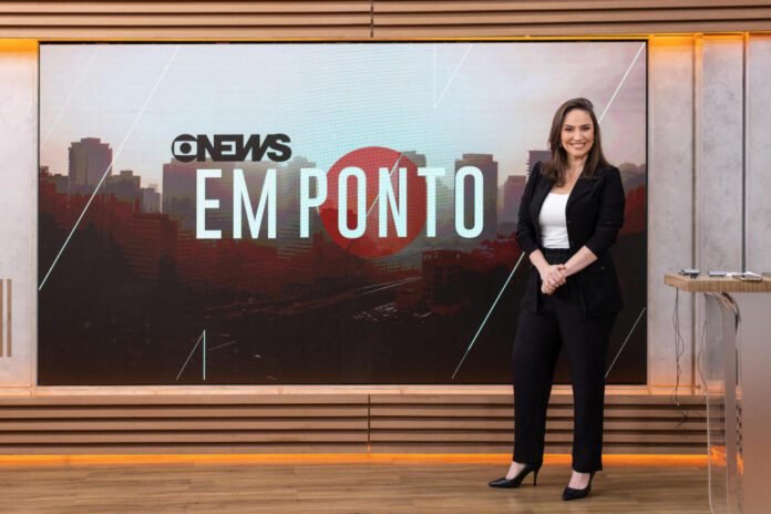 Cecilia Flesch no programa "Em Ponto", da GloboNews (Foto: Divulgação/Globo)